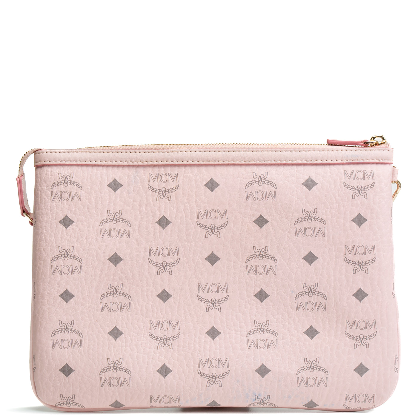 MCM Visetos Liz Pouch - Pink OUTLET FINAL SALE