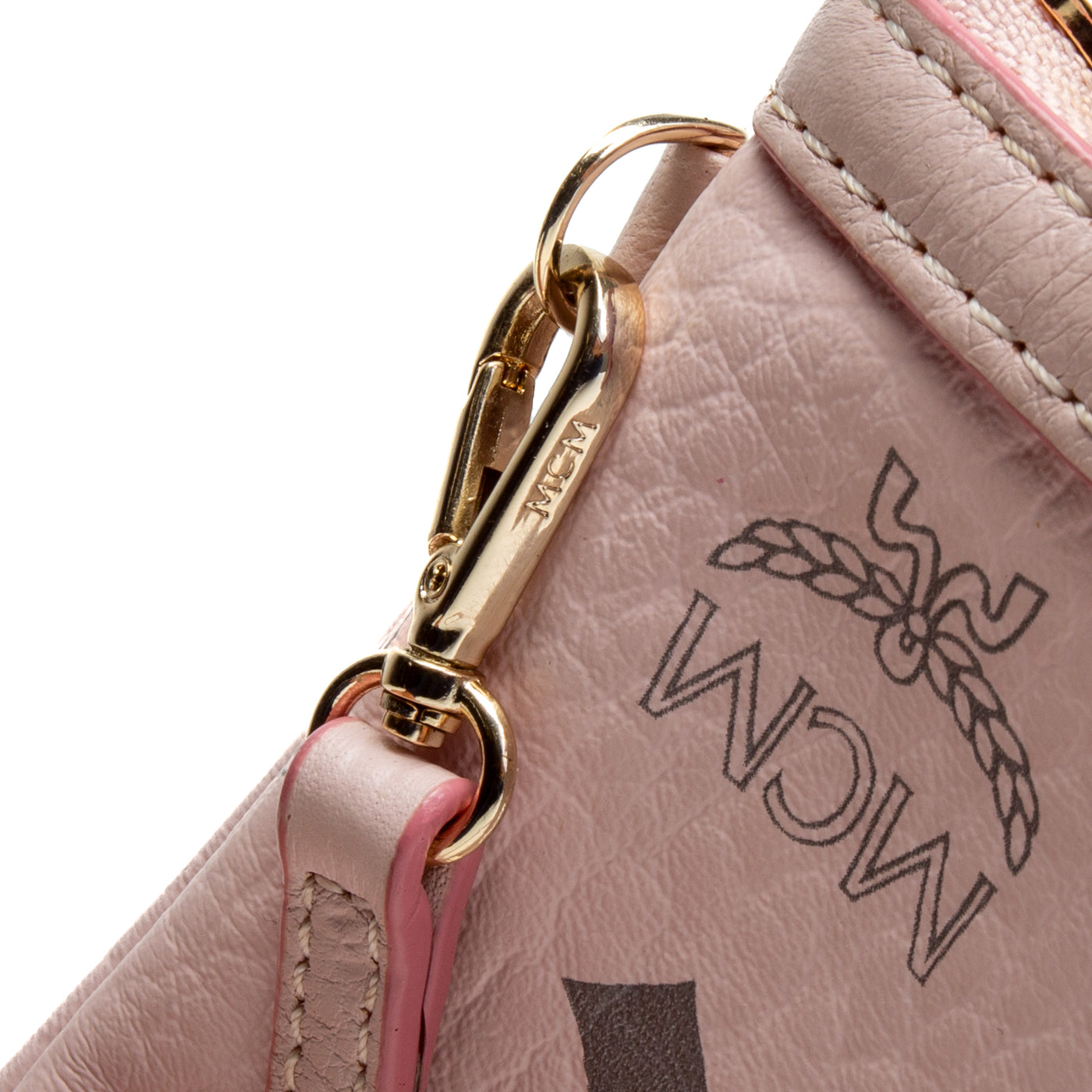 MCM Visetos Liz Pouch - Pink OUTLET FINAL SALE