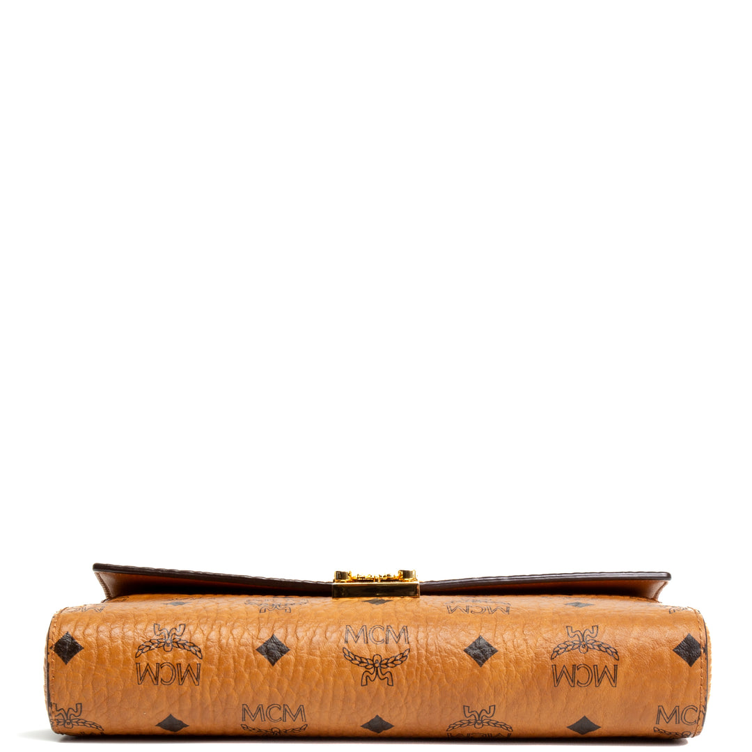 MCM Medium Tracy Crossbody - Cognac