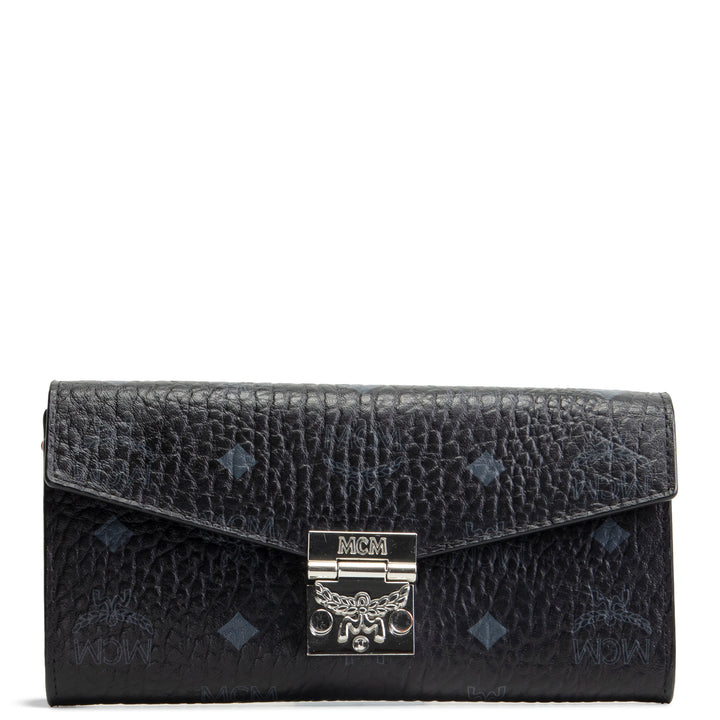 MCM Patricia Wallet on Chain - Black