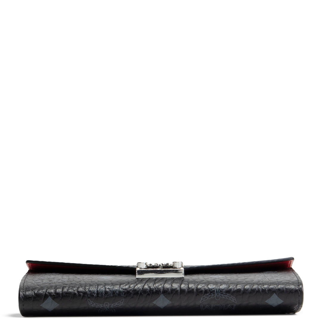 MCM Patricia Wallet on Chain - Black