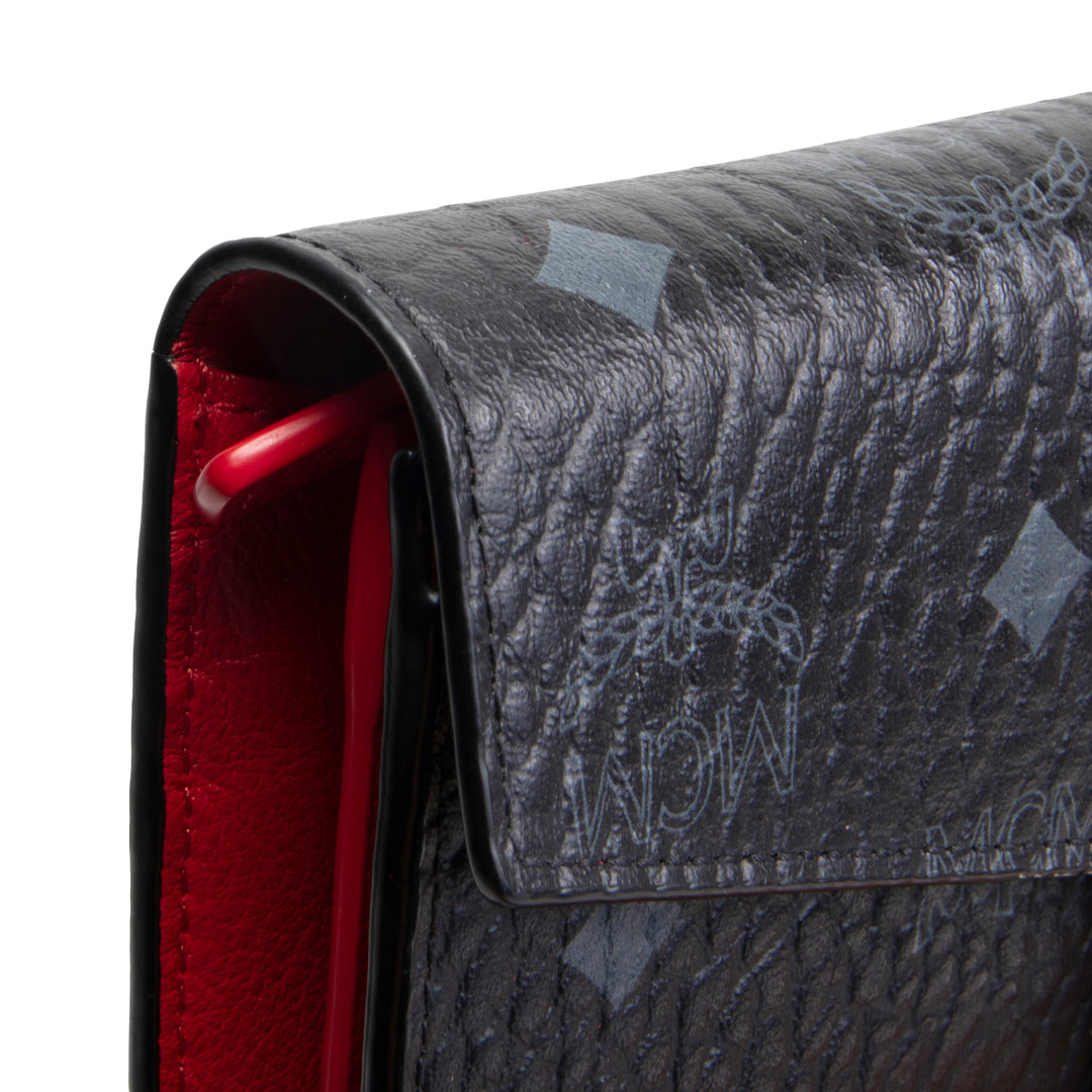 MCM Patricia Wallet on Chain - Black