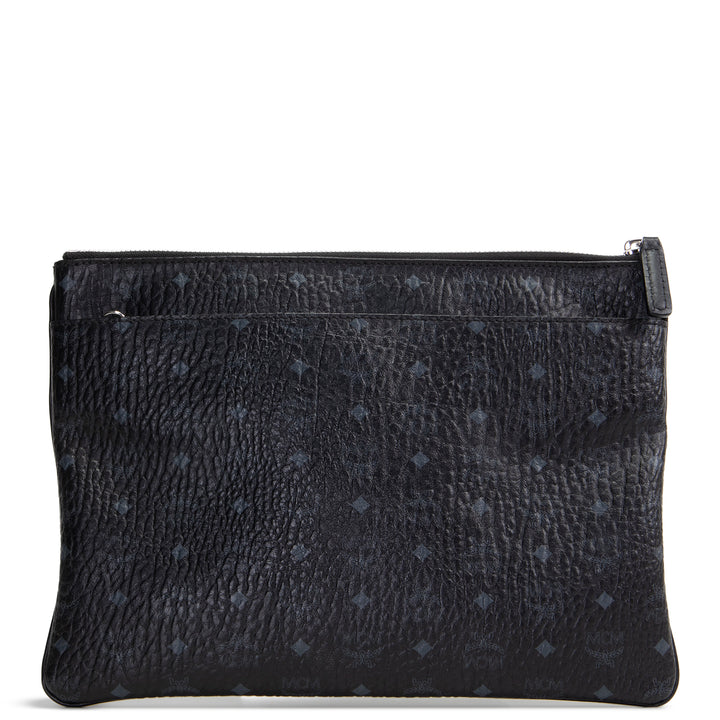 MCM Visetos Crossbody Pouch - Black - OUTLET - FINAL SALE