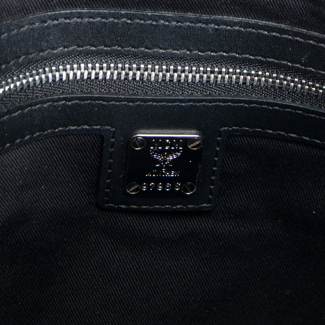 MCM Visetos Crossbody Pouch - Black - OUTLET - FINAL SALE