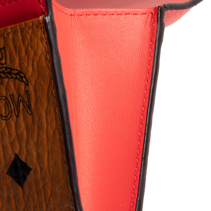 MCM Visetos Wallet - Coral