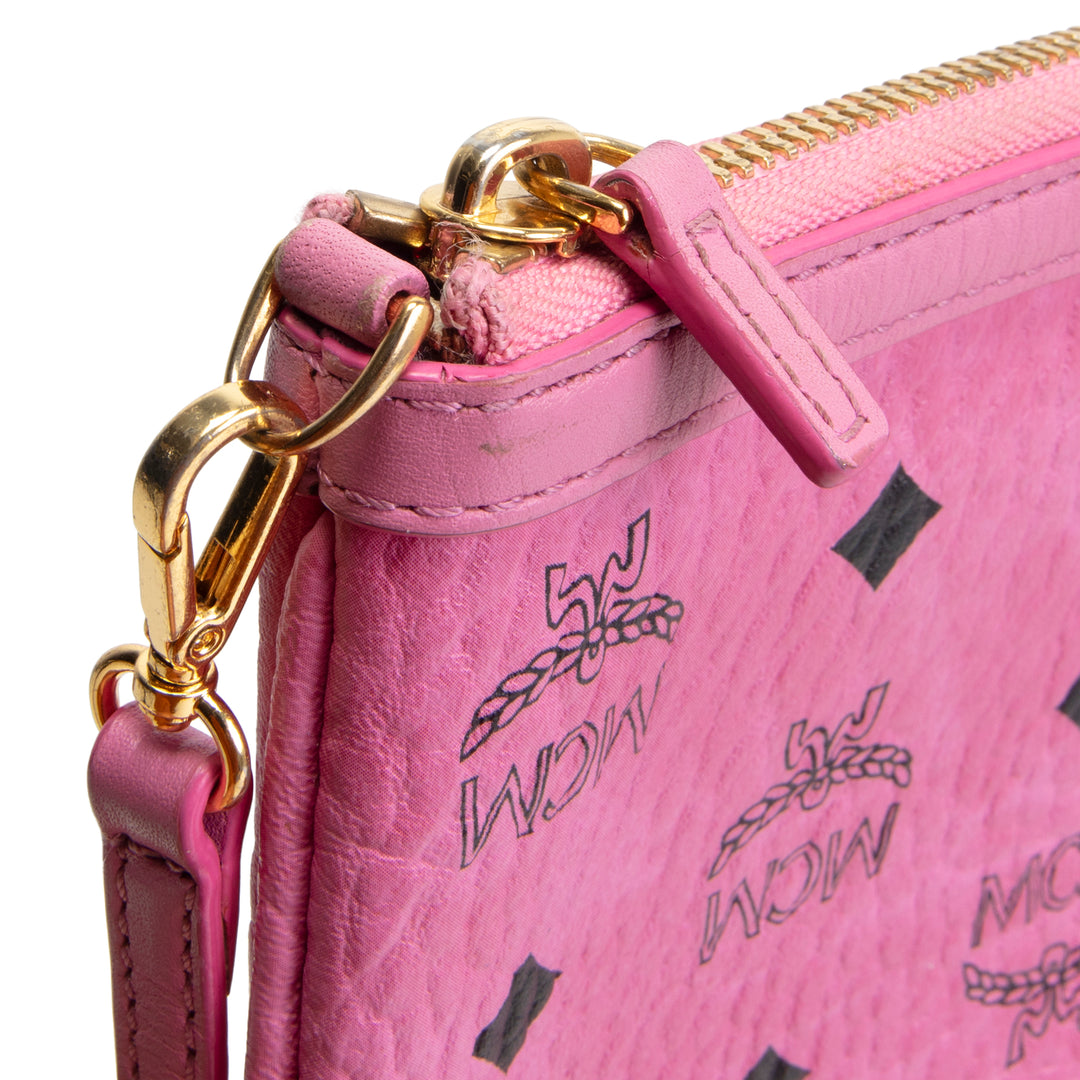 MCM Visetos Pouch - Pink