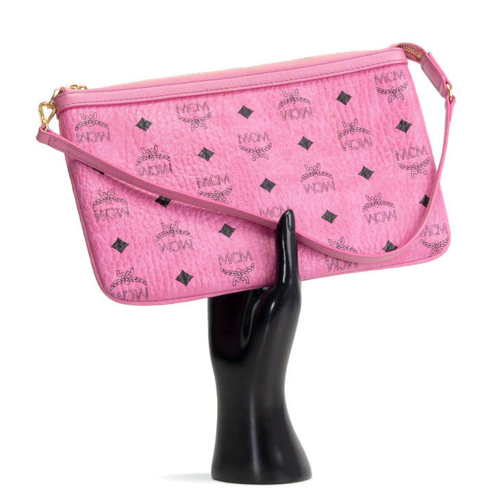 MCM Visetos Pouch - Pink