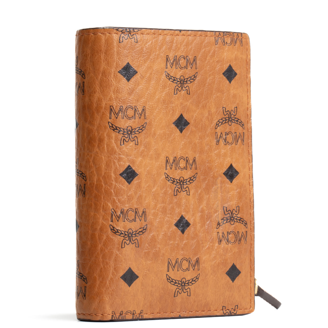 MCM Bifold Zip Card Wallet Visetos