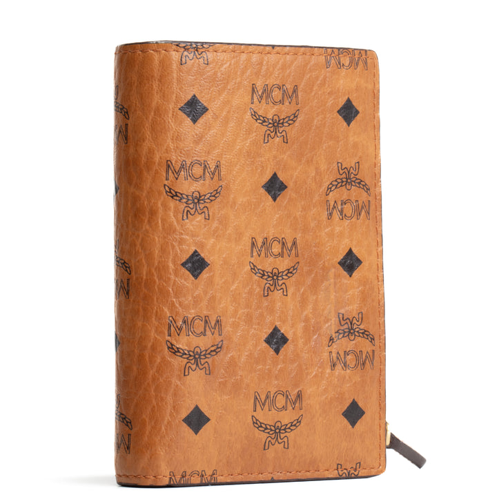 MCM Bifold Zip Card Wallet Visetos