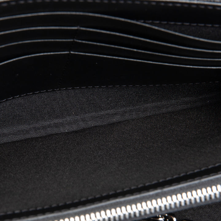 MCM Denim Visetos Aren Crossbody - Black