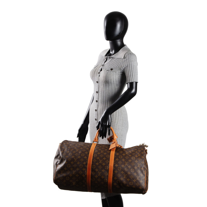 LOUIS VUITTON Vintage Monogram Keepall Bandouliere 55 - Missing Strap OUTLET FINAL SALE