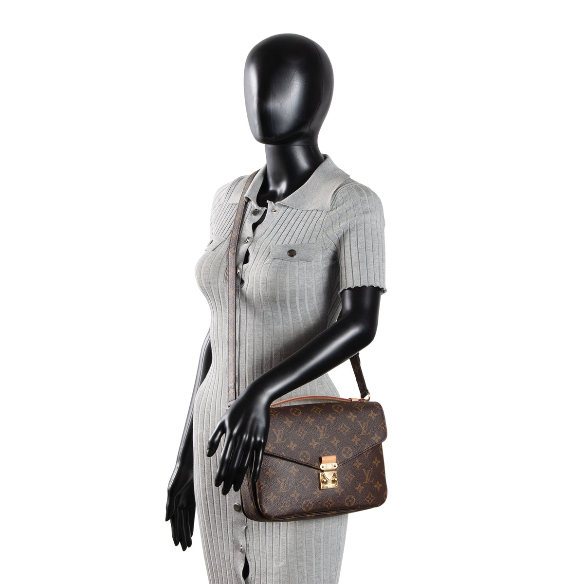 LOUIS VUITTON Monogram Pochette Metis Shoulder Bag