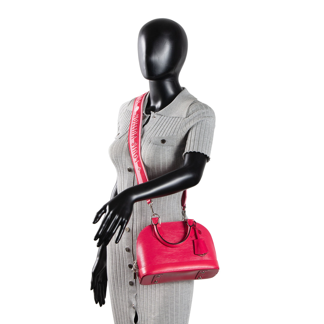 LOUIS VUITTON Alma BB Epi Pink