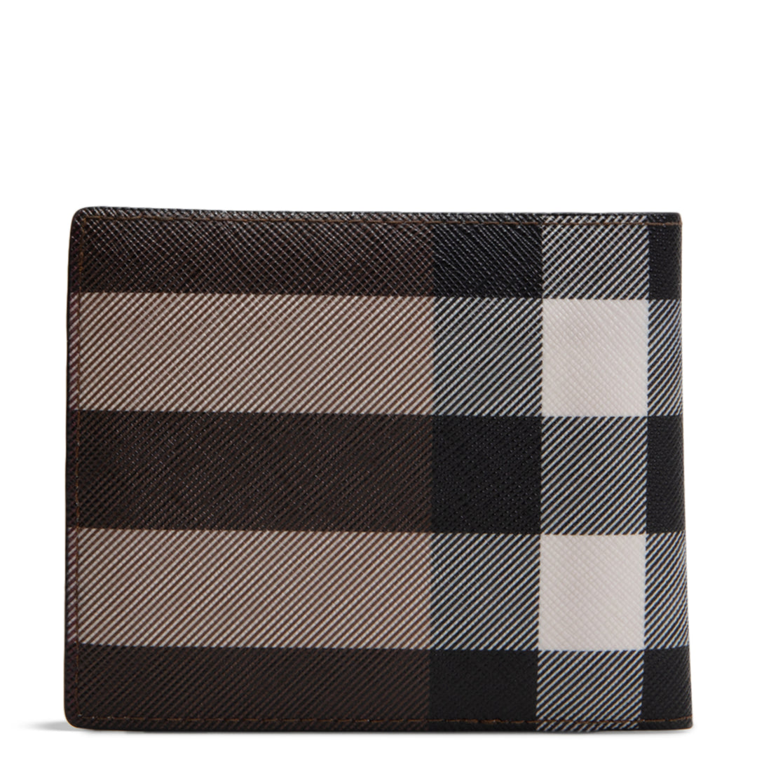 BURBERRY Check & Leather Bifold Wallet