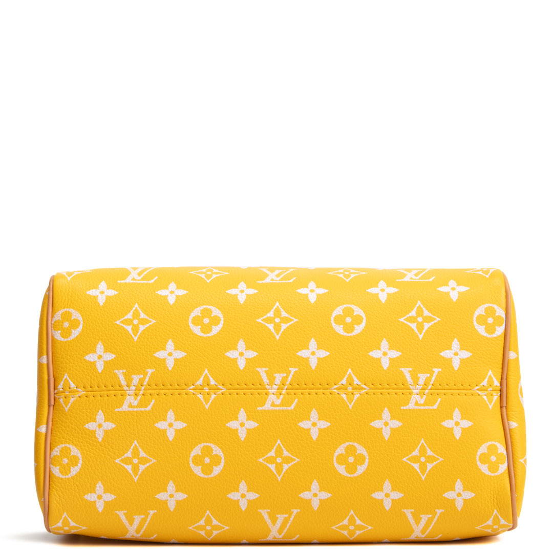 LOUIS VUITTON Monogram Speedy Bandouliere P9 25 Runway - Jaune Mat Yellow