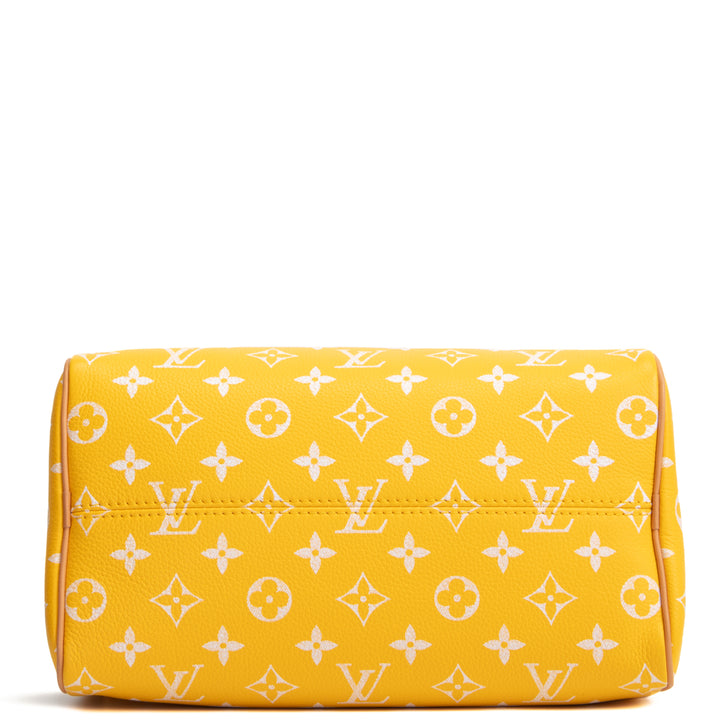 LOUIS VUITTON Monogram Speedy Bandouliere P9 25 Runway - Jaune Mat Yellow
