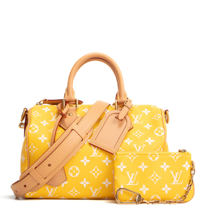LOUIS VUITTON Monogram Speedy Bandouliere P9 25 Runway - Jaune Mat Yellow