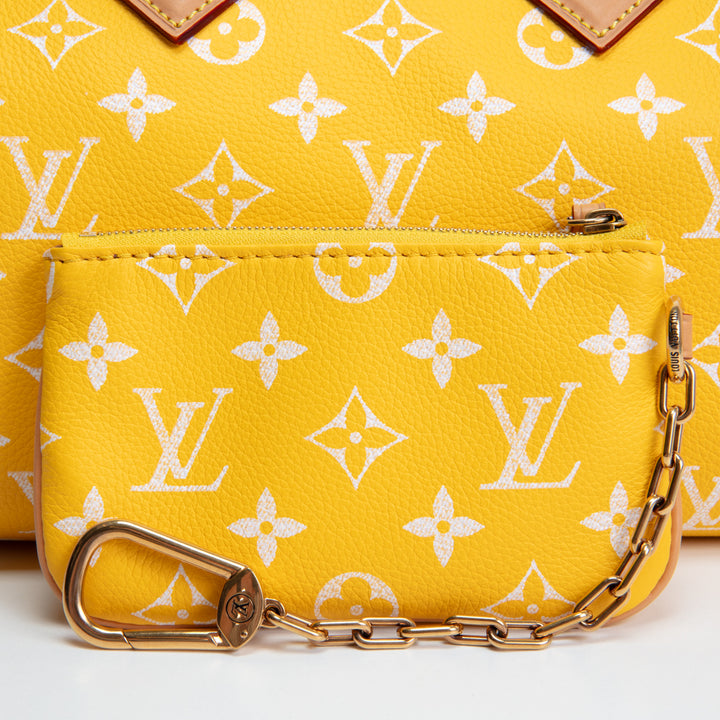 LOUIS VUITTON Monogram Speedy Bandouliere P9 25 Runway - Jaune Mat Yellow