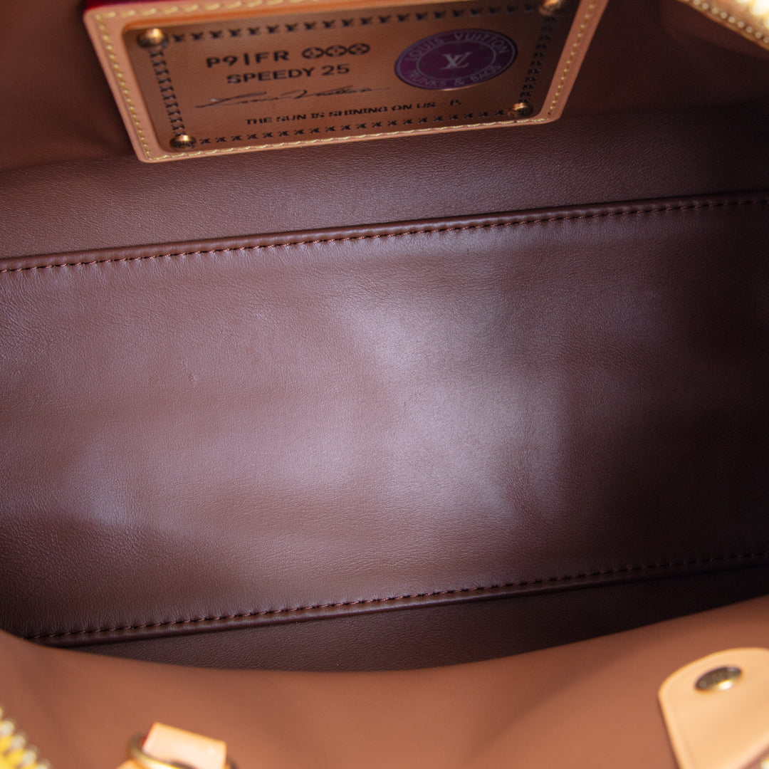 LOUIS VUITTON Monogram Speedy Bandouliere P9 25 Runway - Jaune Mat Yellow