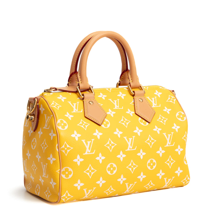 LOUIS VUITTON Monogram Speedy Bandouliere P9 25 Runway - Jaune Mat Yellow