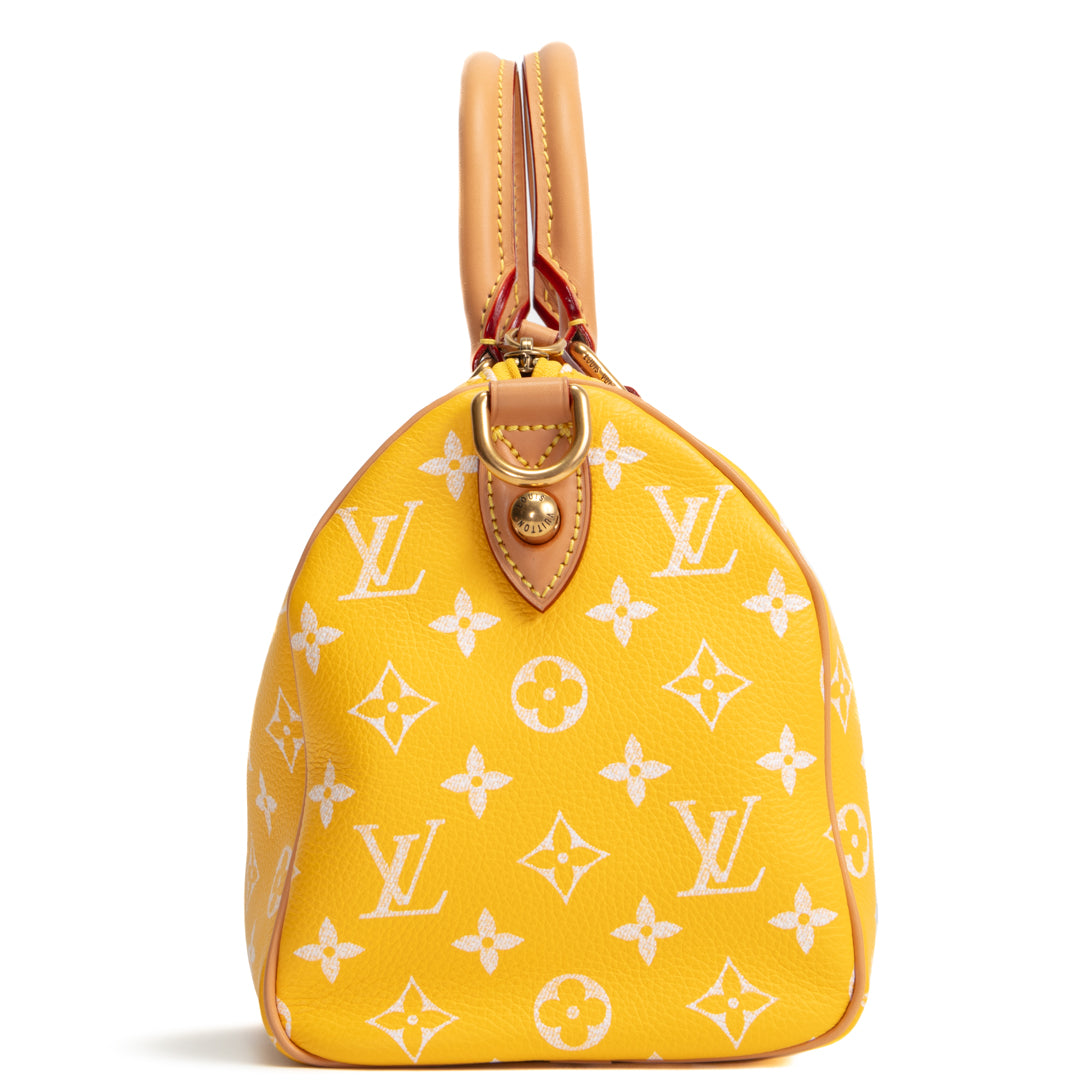 LOUIS VUITTON Monogram Speedy Bandouliere P9 25 Runway - Jaune Mat Yellow