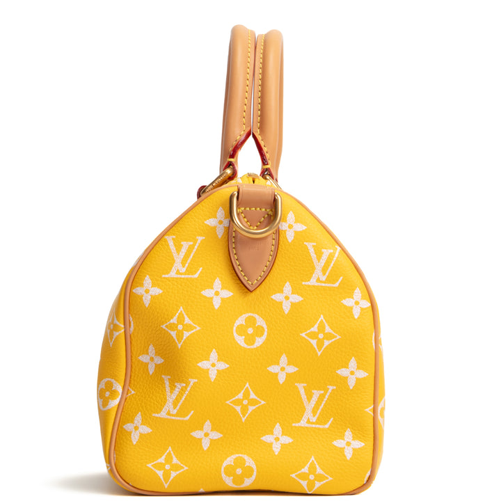 LOUIS VUITTON Monogram Speedy Bandouliere P9 25 Runway - Jaune Mat Yellow