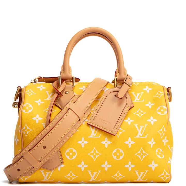 LOUIS VUITTON Monogram Speedy Bandouliere P9 25 Runway - Jaune Mat Yellow