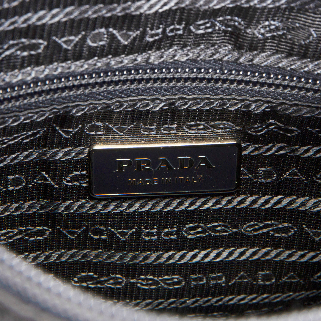 PRADA Tessuto Nylon Messenger Bag - Navy Blue