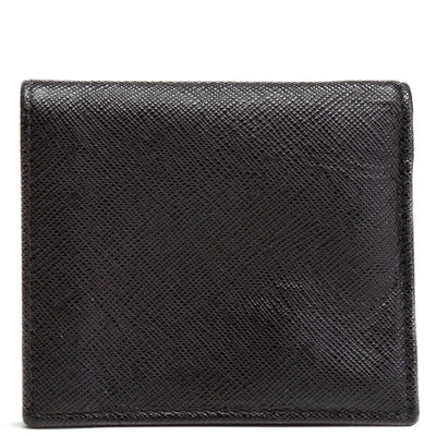 PRADA Saffiano Leather Bifold Wallet - Black