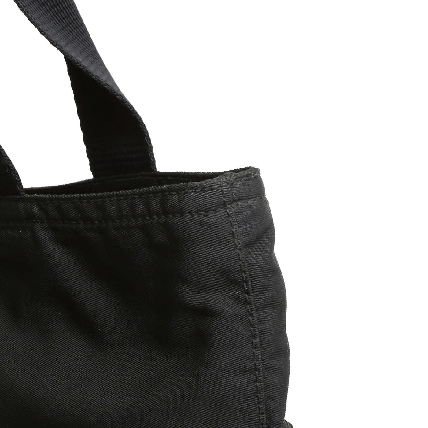 PRADA Tessuto Nylon Tote - Black - OUTLET FINAL SALE