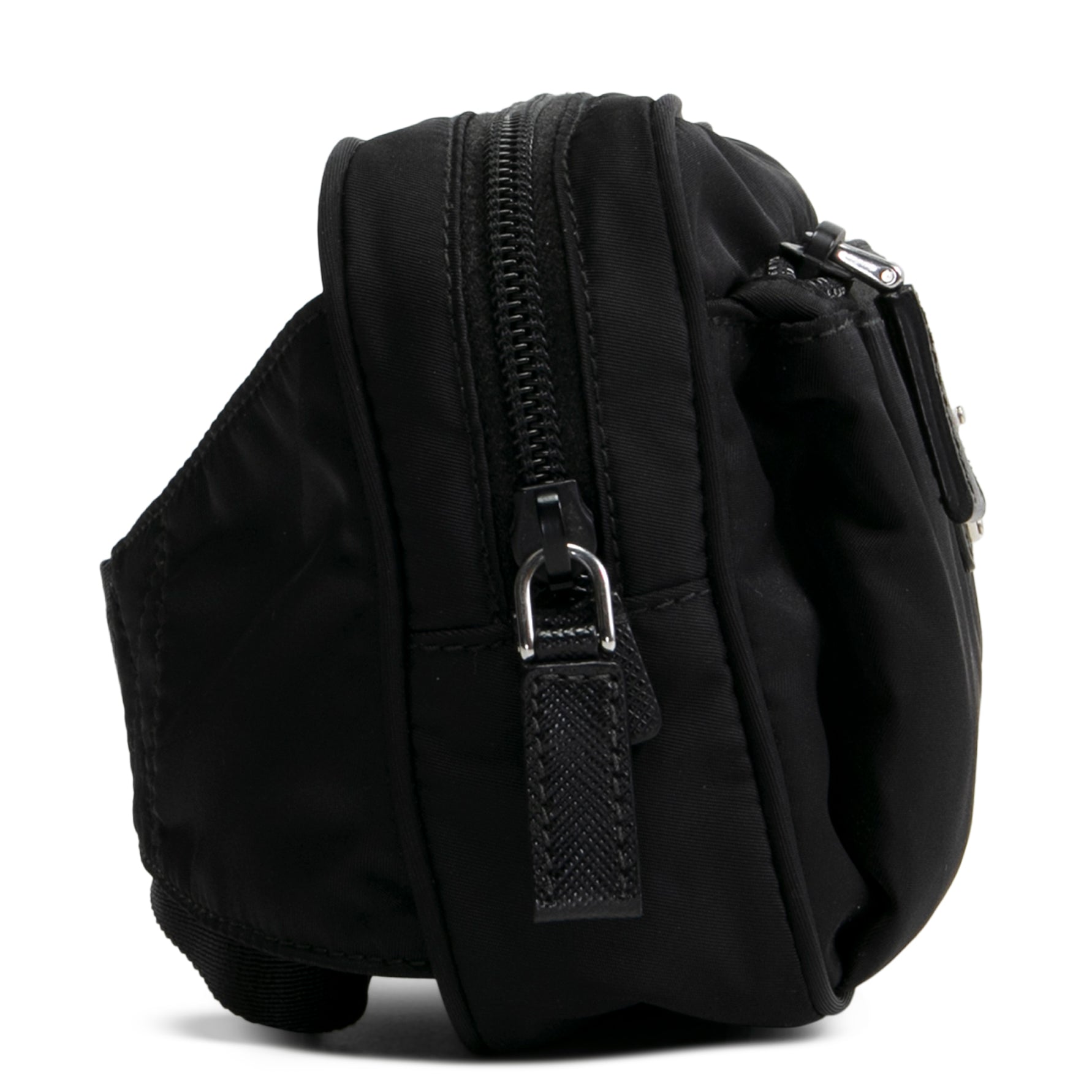 PRADA Re-Nylon & Saffiano Belt Bag - Black – ALB