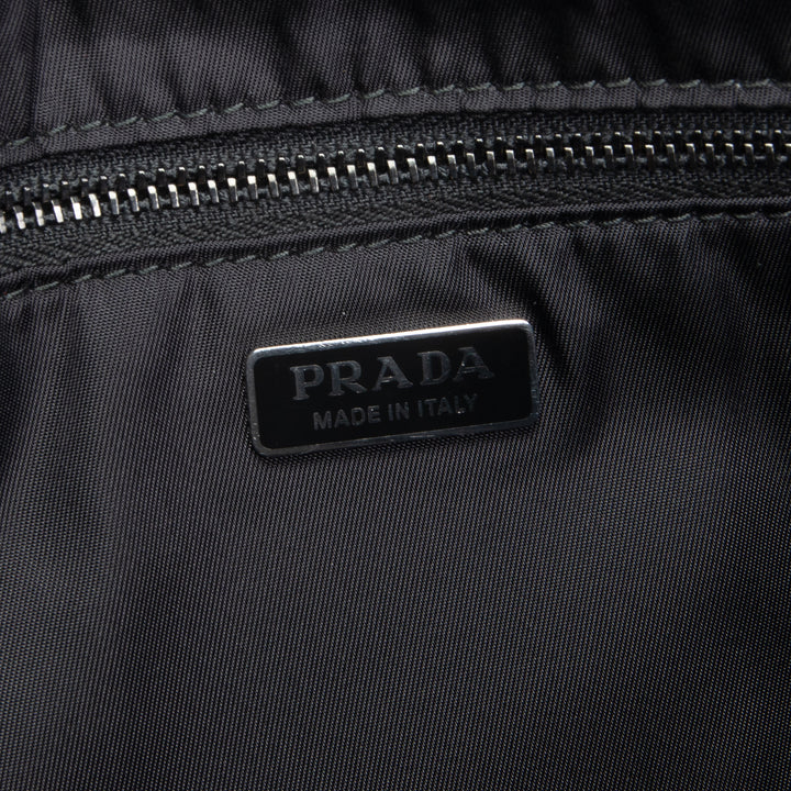 PRADA Nylon Chain Shoulder Bag - Black