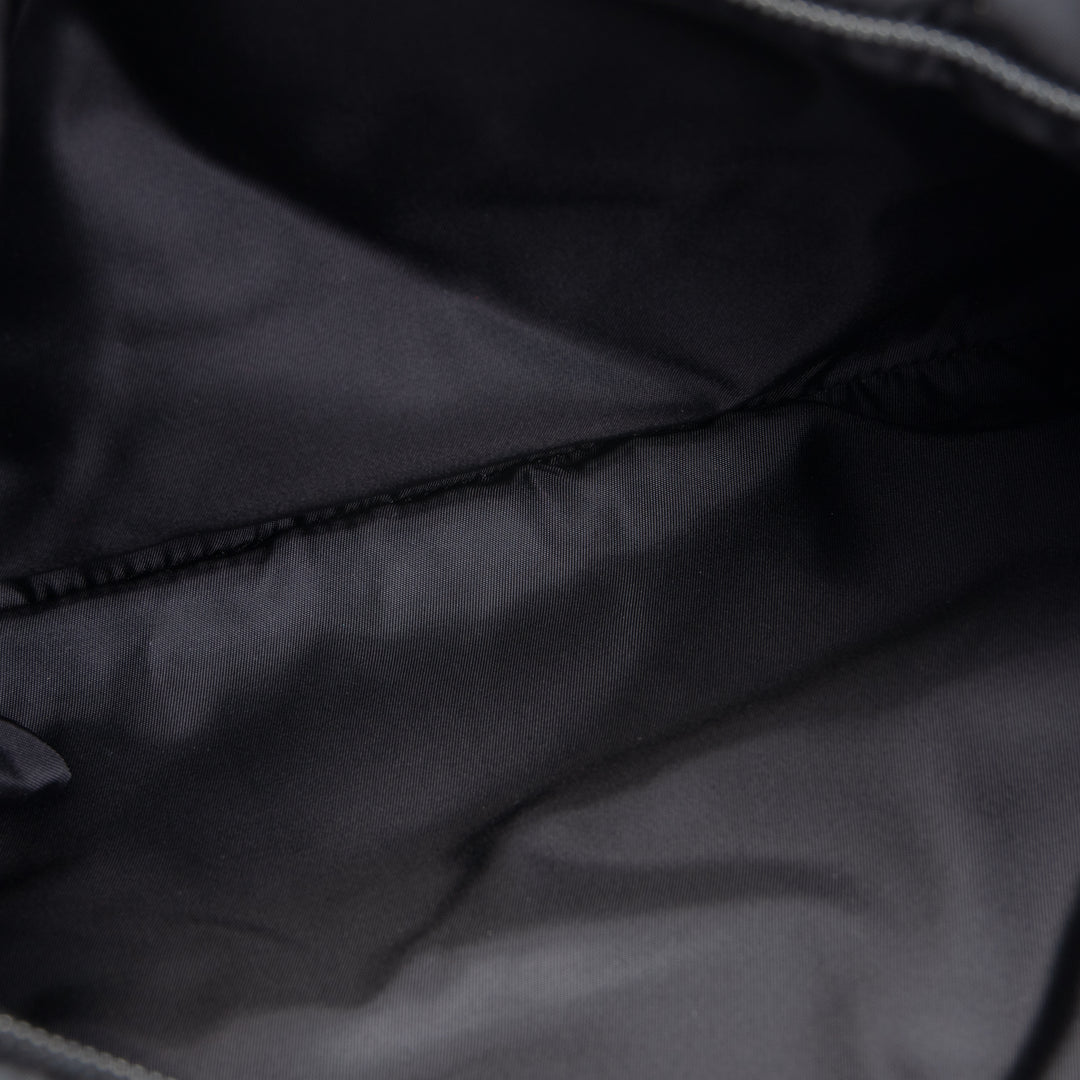 PRADA Nylon Chain Shoulder Bag - Black