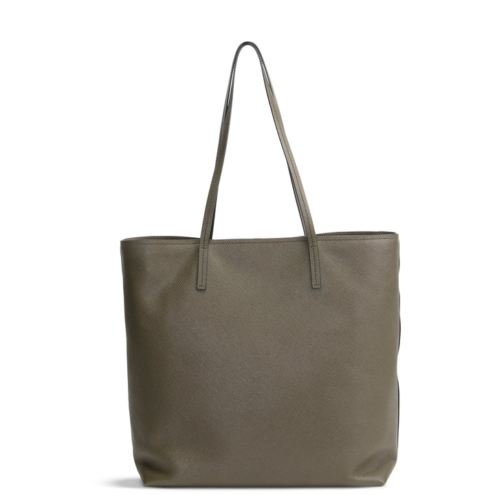 PRADA Saffiano Leather Shopping Tote - Olive Green