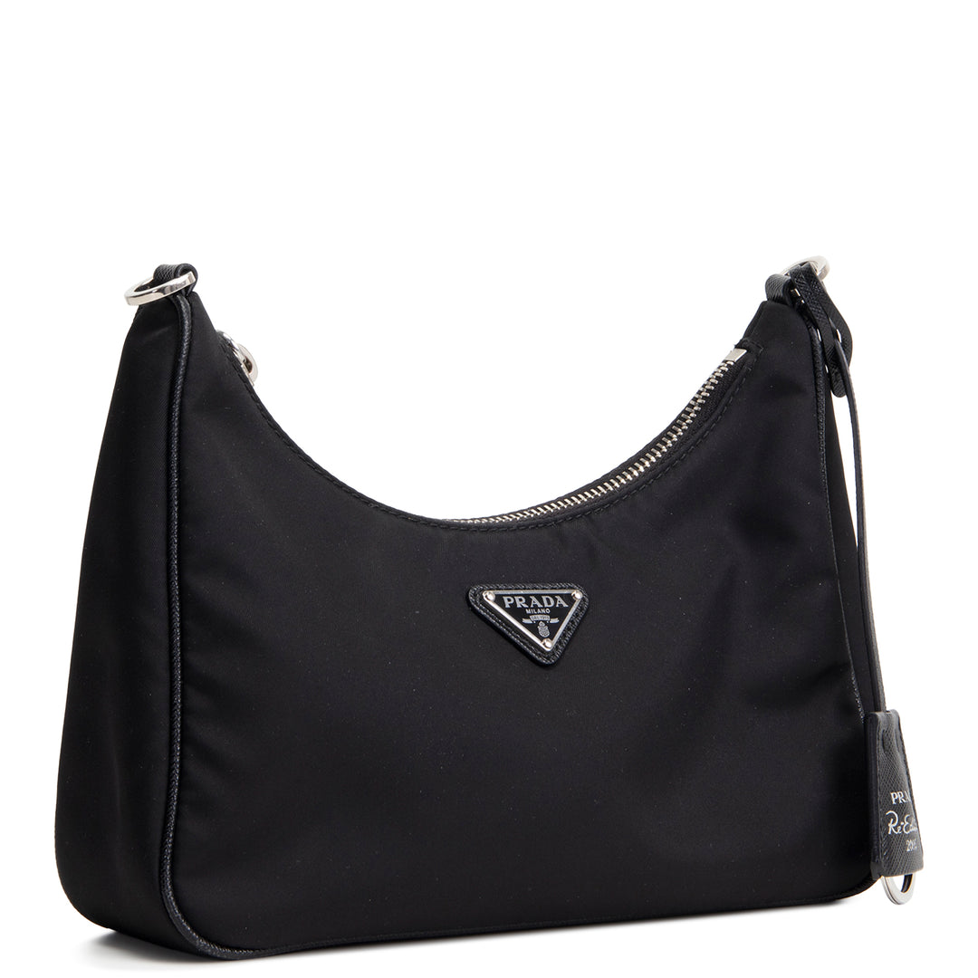 PRADA Nylon Re-Edition 2005 Shoulder Bag - Black