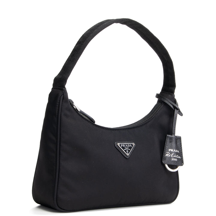 PRADA Nylon Re-Edition 2000 Shoulder Bag -Black OUTLET FINAL SALE