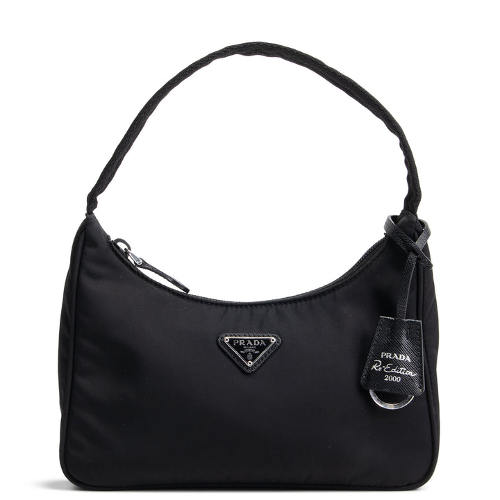 PRADA Nylon Re-Edition 2000 Shoulder Bag -Black OUTLET FINAL SALE