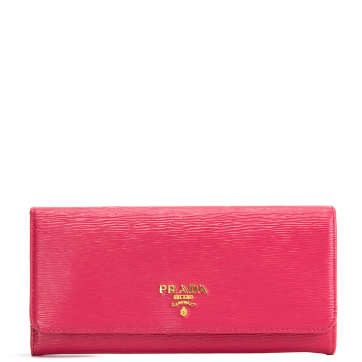 PRADA Saffiano Wallet - Pink