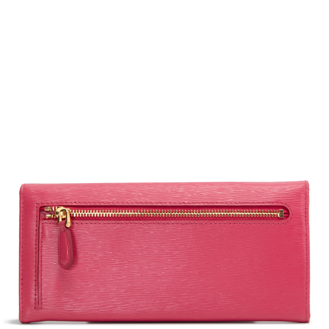 PRADA Saffiano Wallet - Pink