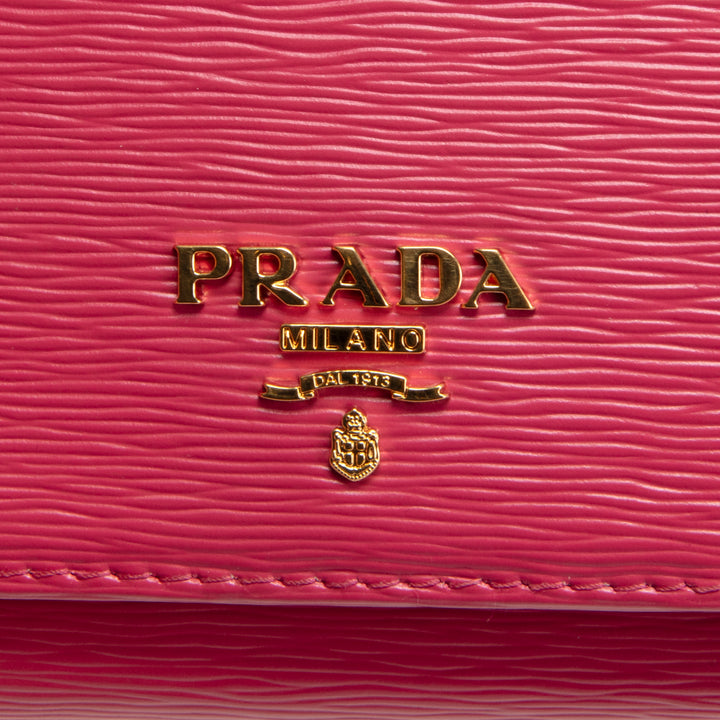 PRADA Saffiano Wallet - Pink