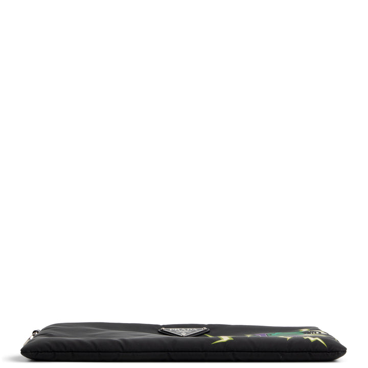 PRADA x Universal Studios Frankenstein Heart Tessuto Nylon Pouch - Black