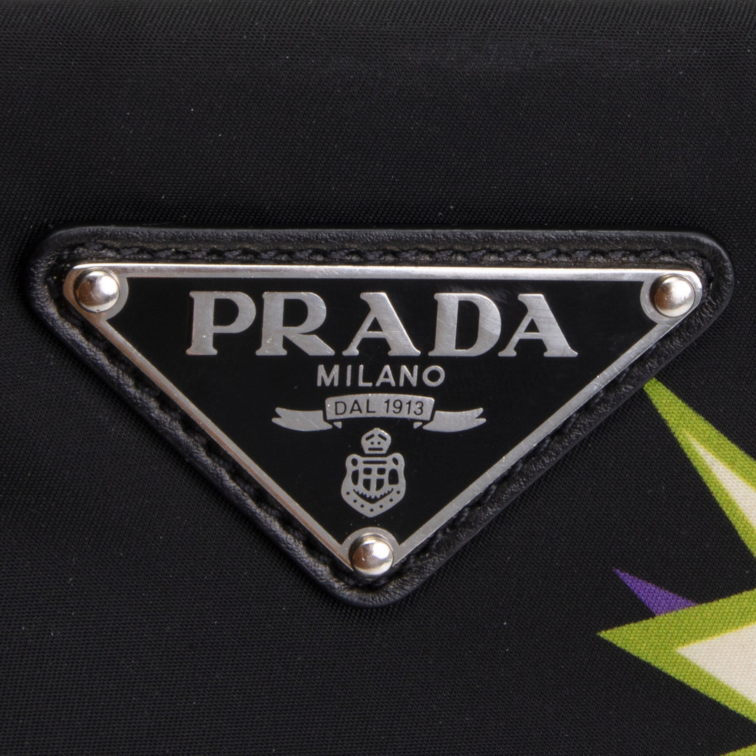 PRADA x Universal Studios Frankenstein Heart Tessuto Nylon Pouch - Black