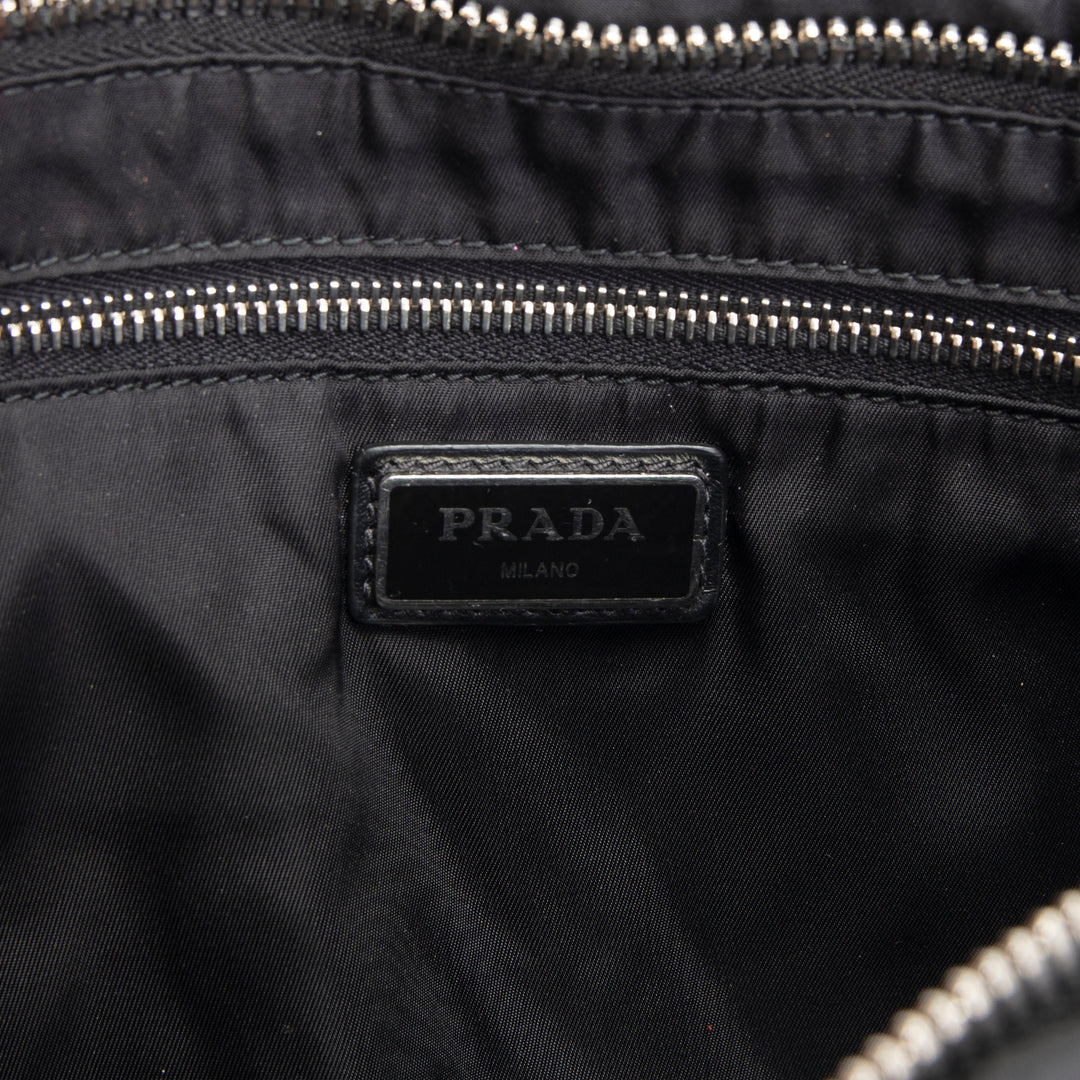 PRADA x Universal Studios Frankenstein Heart Tessuto Nylon Pouch - Black
