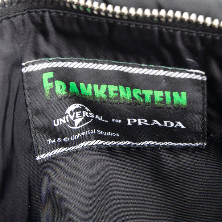PRADA x Universal Studios Frankenstein Heart Tessuto Nylon Pouch - Black