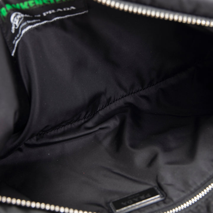 PRADA x Universal Studios Frankenstein Heart Tessuto Nylon Pouch - Black