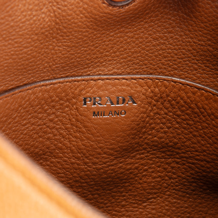 PRADA Vitello Daino Medium Pocket Hobo
