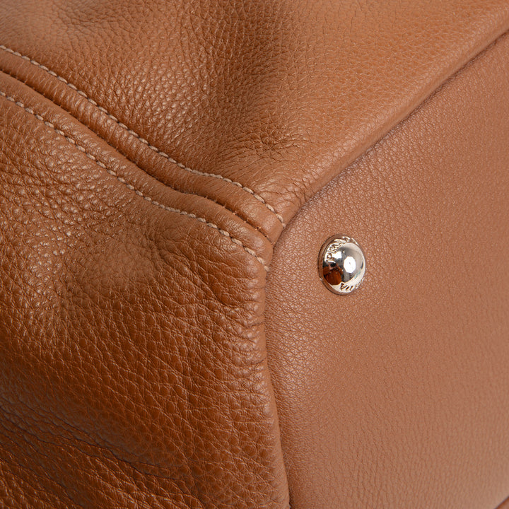PRADA Vitello Phenix Hobo - Brown
