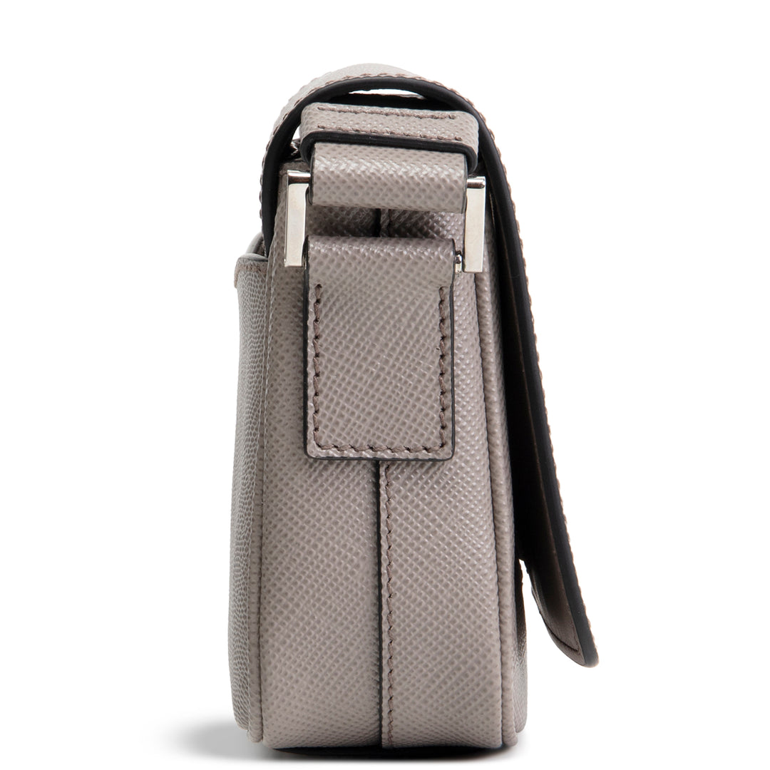 PRADA Saffiano Messenger Bag- Grey