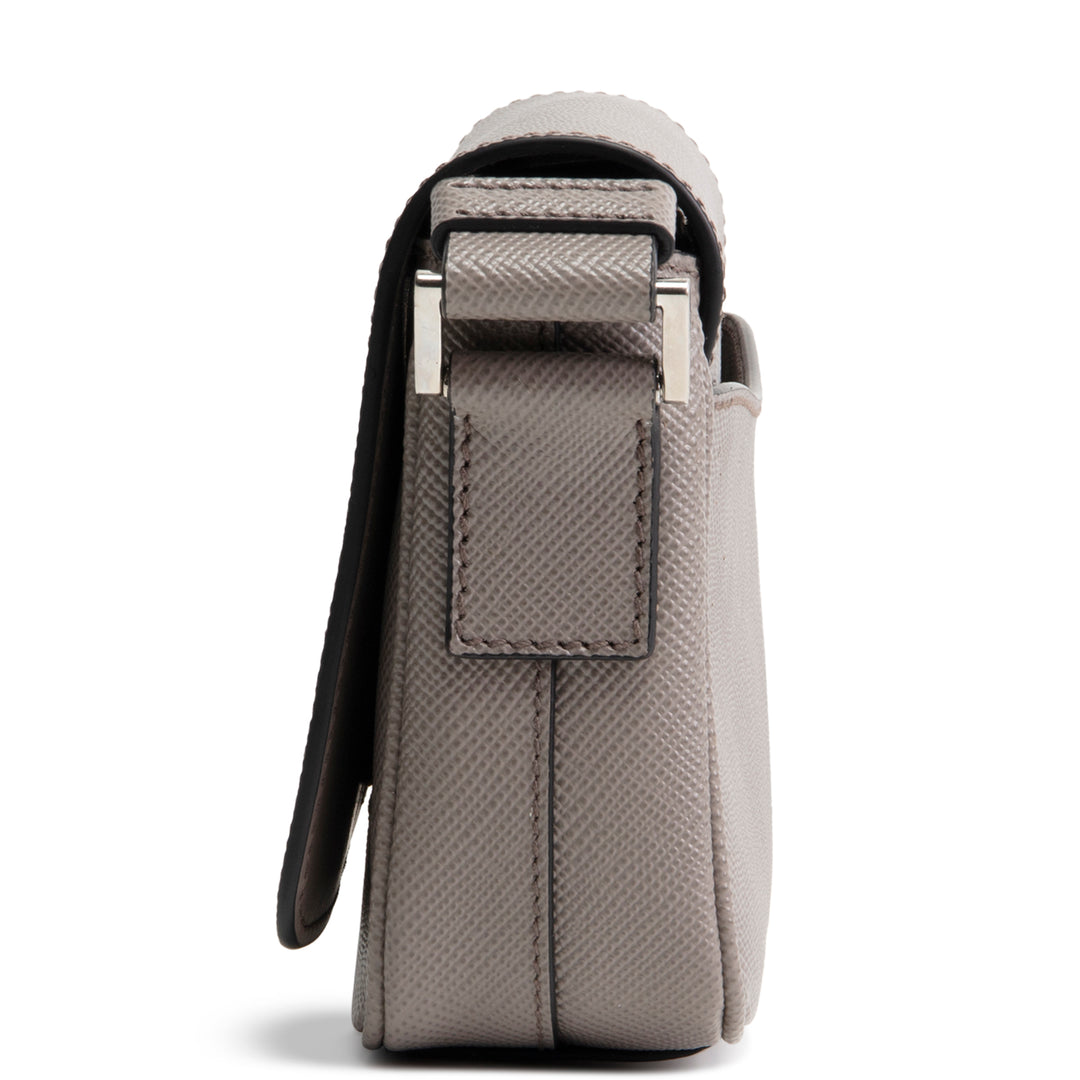 PRADA Saffiano Messenger Bag- Grey