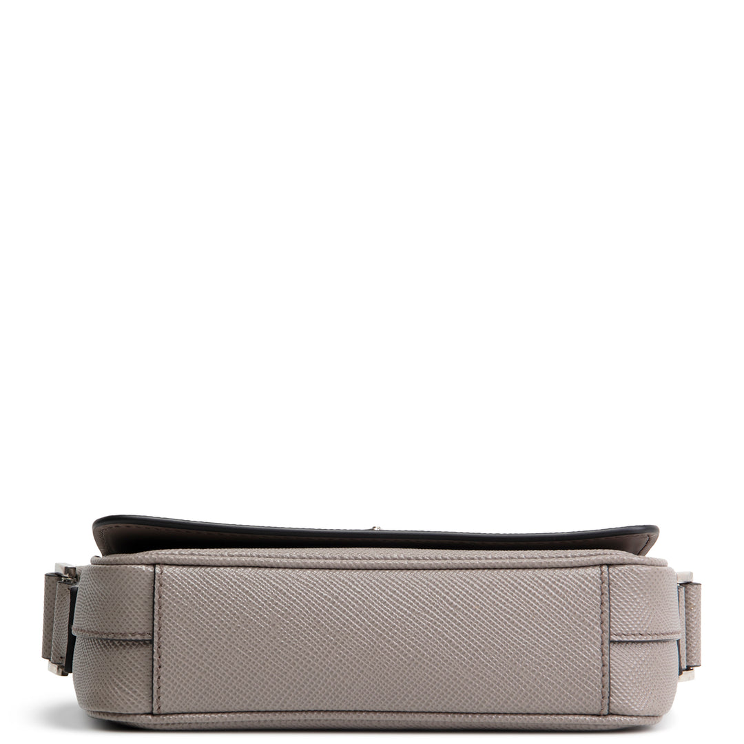 PRADA Saffiano Messenger Bag- Grey